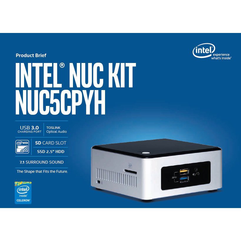 Mini PC NUC INTEL NUC5CPYH KIT - BAREBONE Shopee Indonesia
