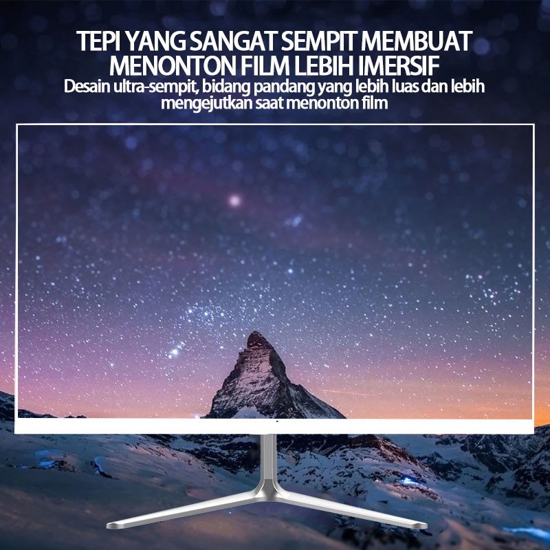 27-inci 144Hz monitor komputer LCD, desktop kantor, gaming, 1080P, layar tanpa batas dengan resolusi