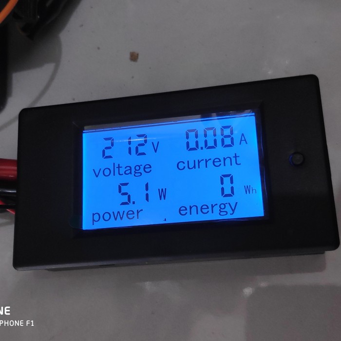 KWH meter Digital 100A VoltMeter AC Watt meter Panel pengukur daya AC
