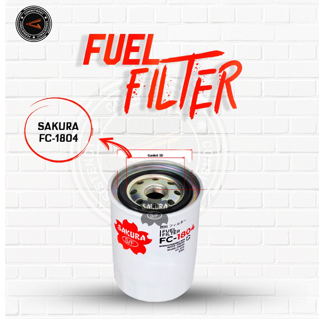 Sakura Fuel Filter FC-1804/ FC1804 / Sakura Filter Kubota Hyundai