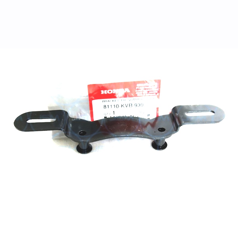 Besi Bracket Braket Breket Dudukan Tempat Plat Nomor Motor Beat Spacy Vario 110 Karbu Supra X 125 Fi Esp Original Ahm