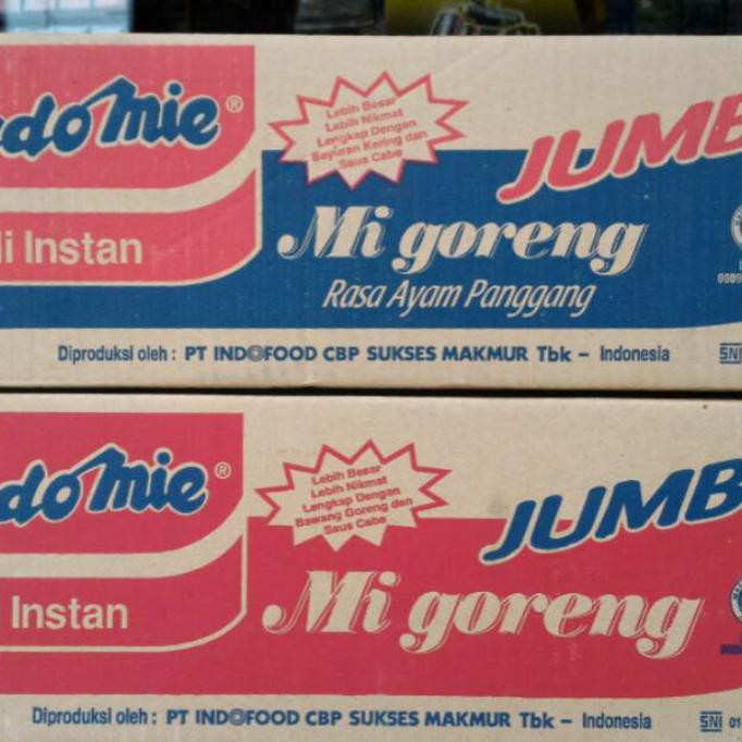 

Terlaris# Indomie Goreng Jumbo Ayam Panggang /Indomie Goreng Jumbo 1Dus 24Pcs - Ori