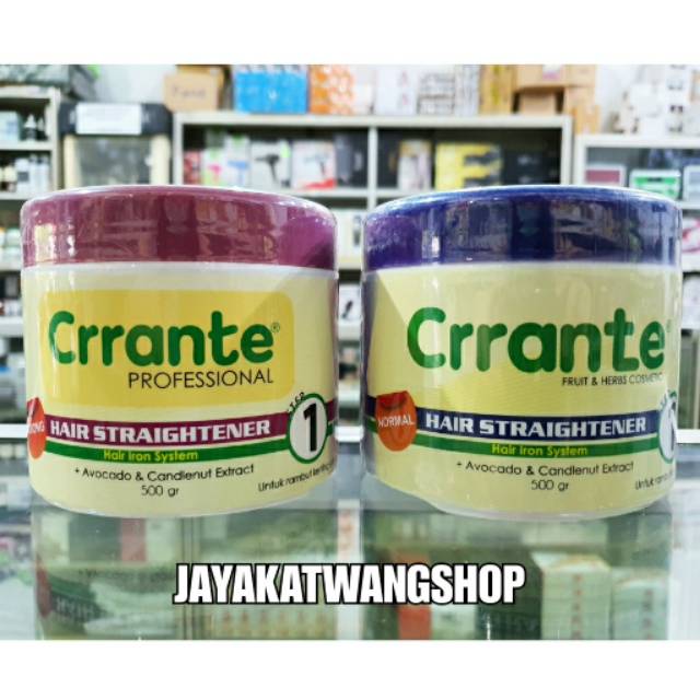 CRRANTE STEP 1 (500GR) Hair Straightener Obat Rebonding Smoothing Pelurus Rambut