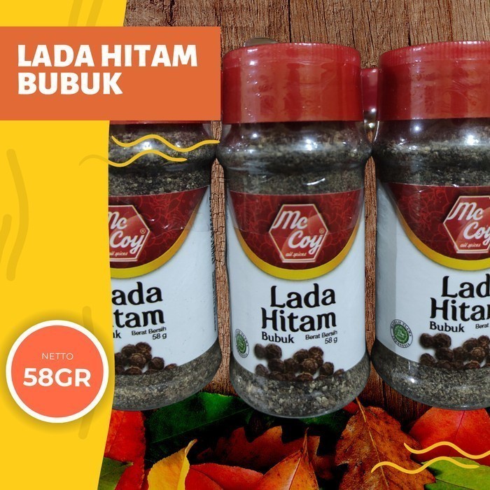 

Mc Coy Lada Hitam Bubuk / Finely Ground Black Paper