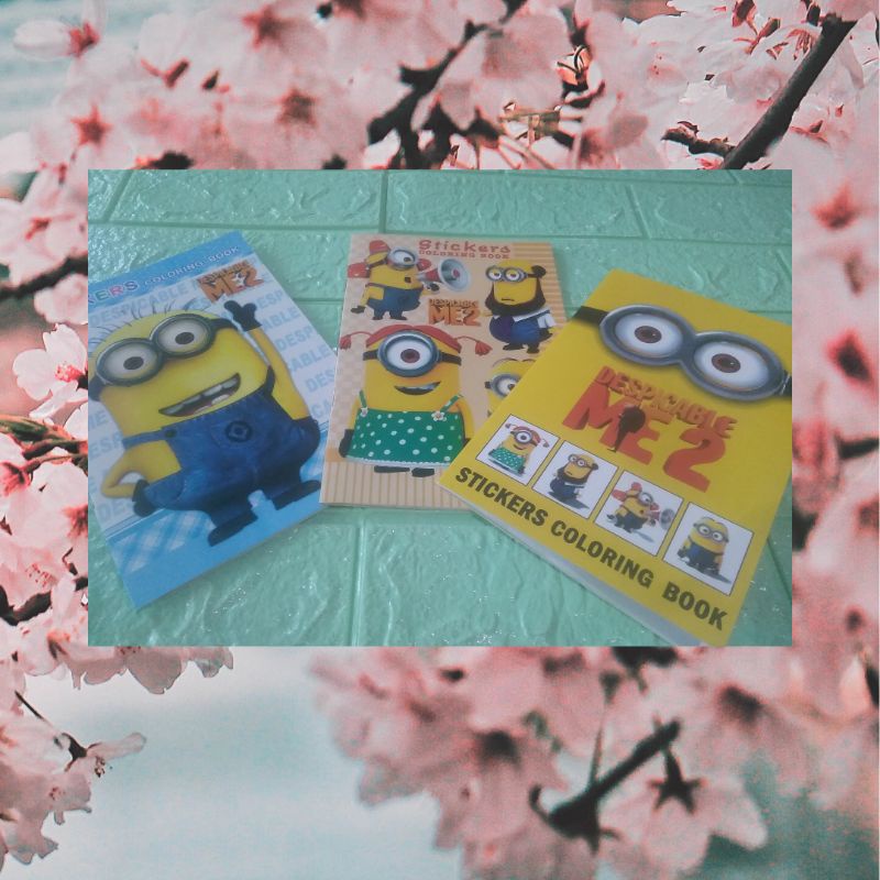 

sticker coloring book