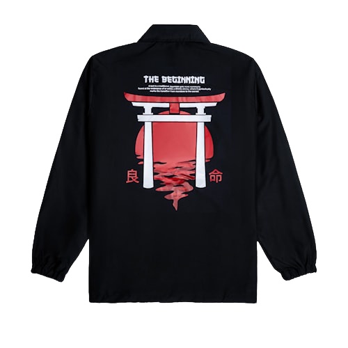 JAKET PRIA - JAKET COACH SALVIO HEXIA - JAKET WINDBREAKER - JAKET PARASUT - JAKET PARASUT PRIA-TORII BLACK