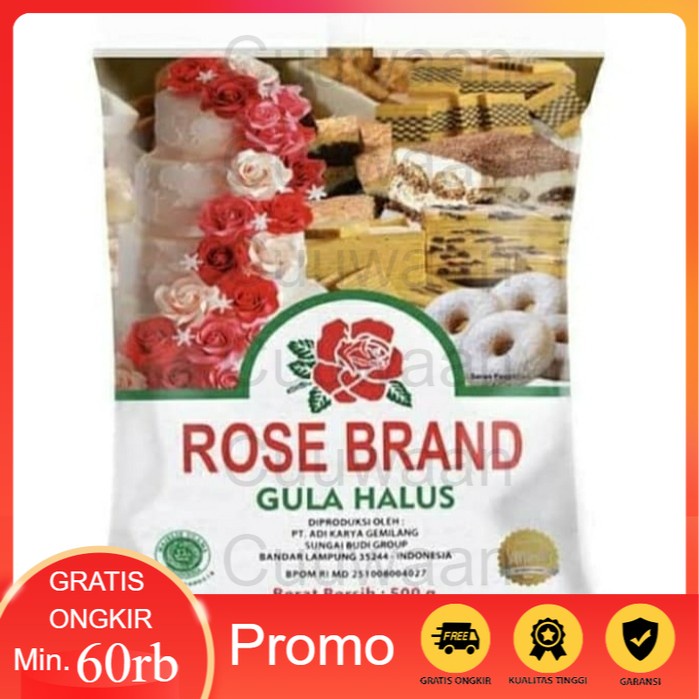 

Rose Brand Gula Halus 500 gram