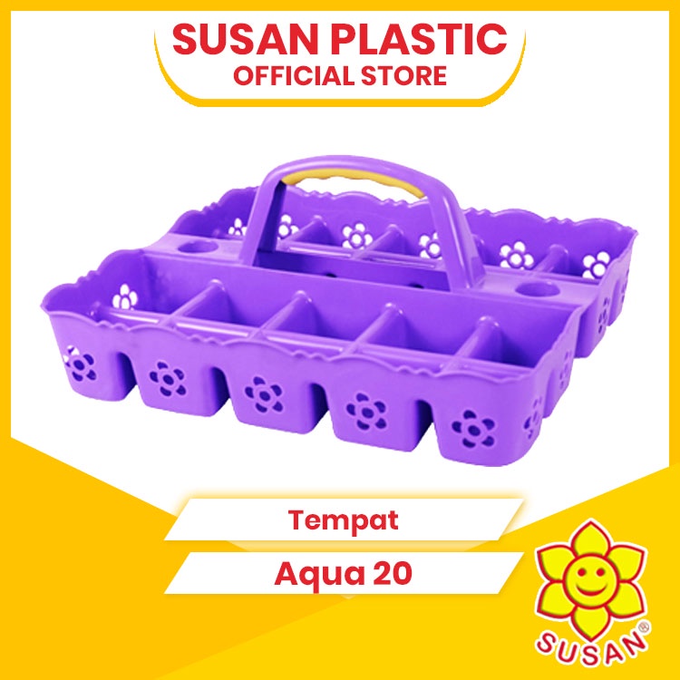 SUSAN - Tempat Aqua 20 - Keranjang Aqua Gelas isi 20 - Tempat Aqua Gelas