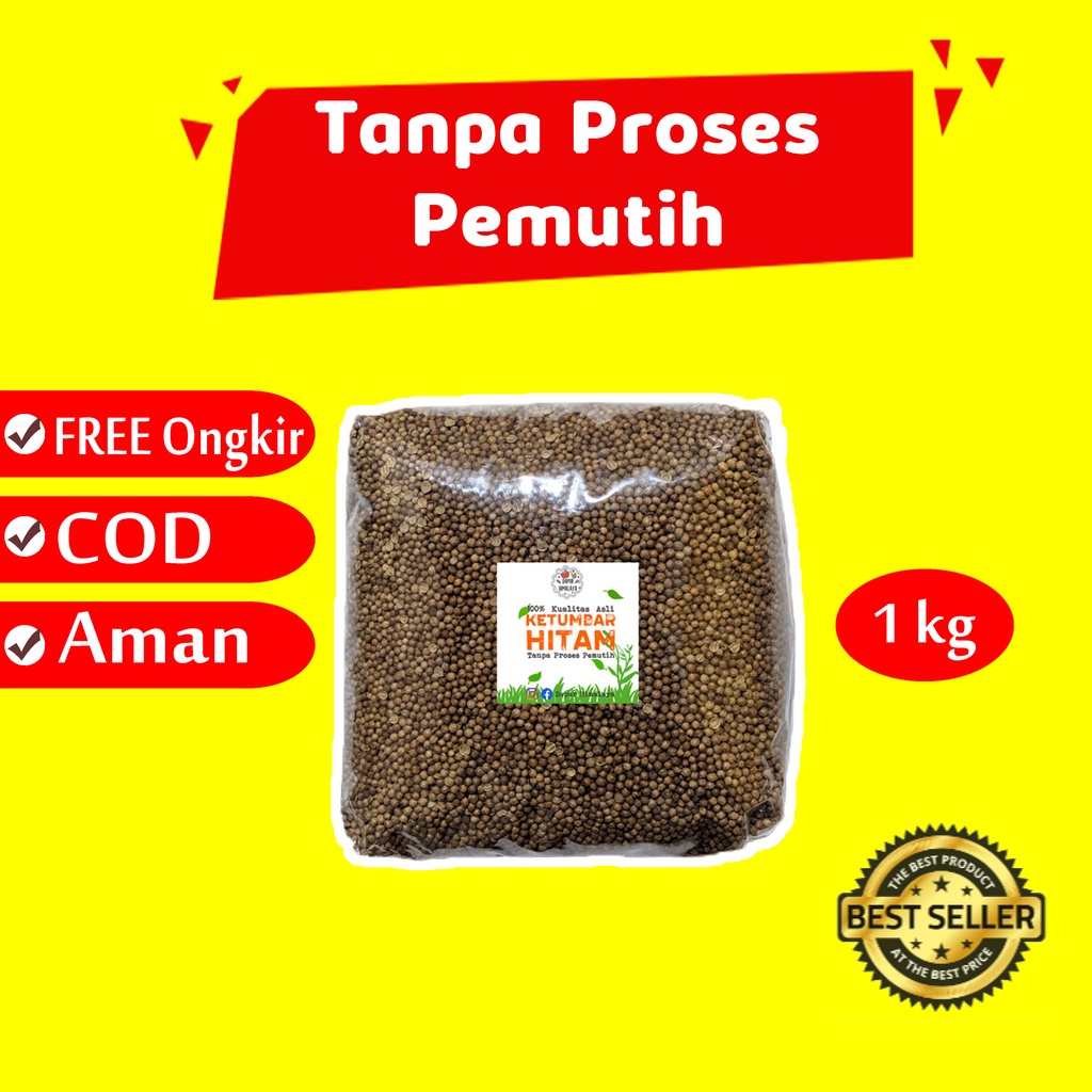 

KETUMBAR HITAM 1 KG ASLI OBAT HERBAL KOLESTEROL TUMBAR ORIGINAL TANPA PEMUTIH