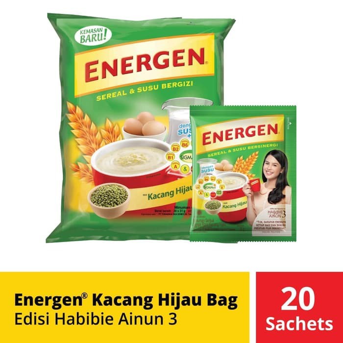 

PROMO ENERGEN KACANG HIJAU BAG EDISI HABIBIE AINUN 3 TERMURAH