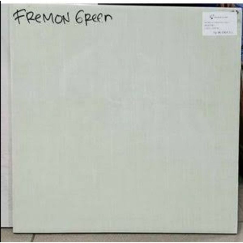 keramik 40x40 lantai glossy mengkilap licin impresso fremont green hijau
