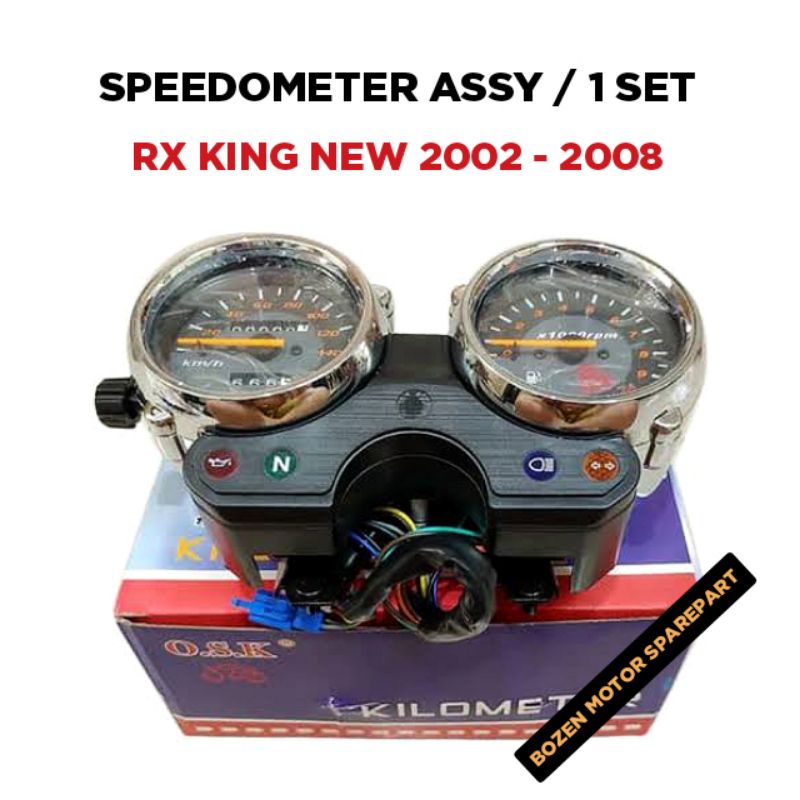 Speedometer Assy RX King New 2002 2003 2004 2005 2006 2007 2008 / 1 Set Kilometer KM Spidometer RXK