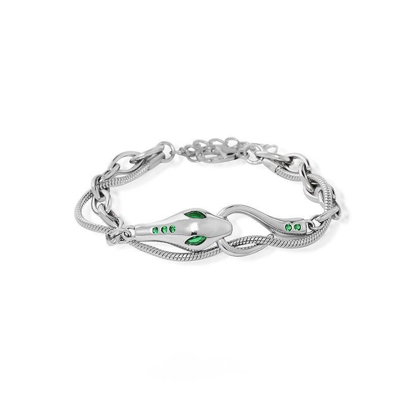 Gelang Model Dua Lapis Gaya Korea Hip Hop