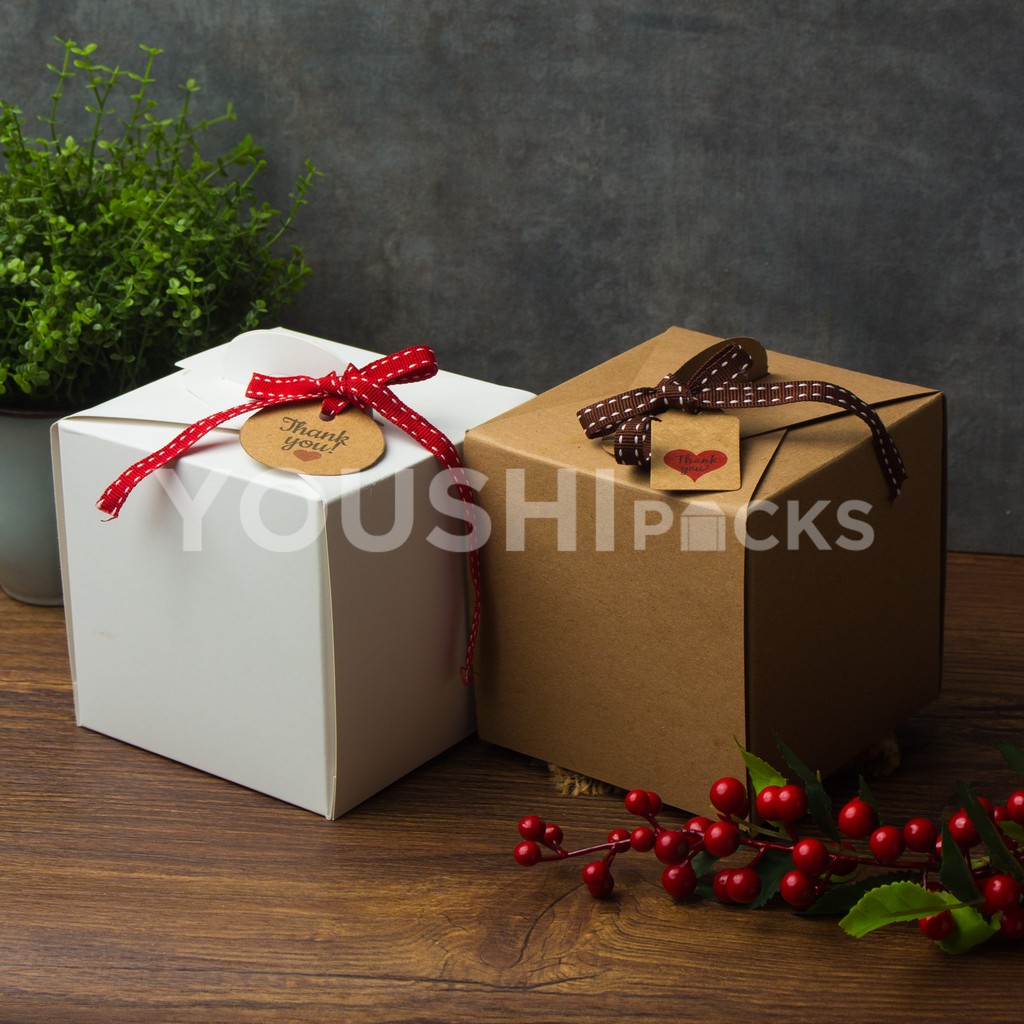 

(5pcs)Dus Kue/Kotak Kue/Carry Box/Giftbox Kue/Dus Chiffon Mini 12x12x12cm