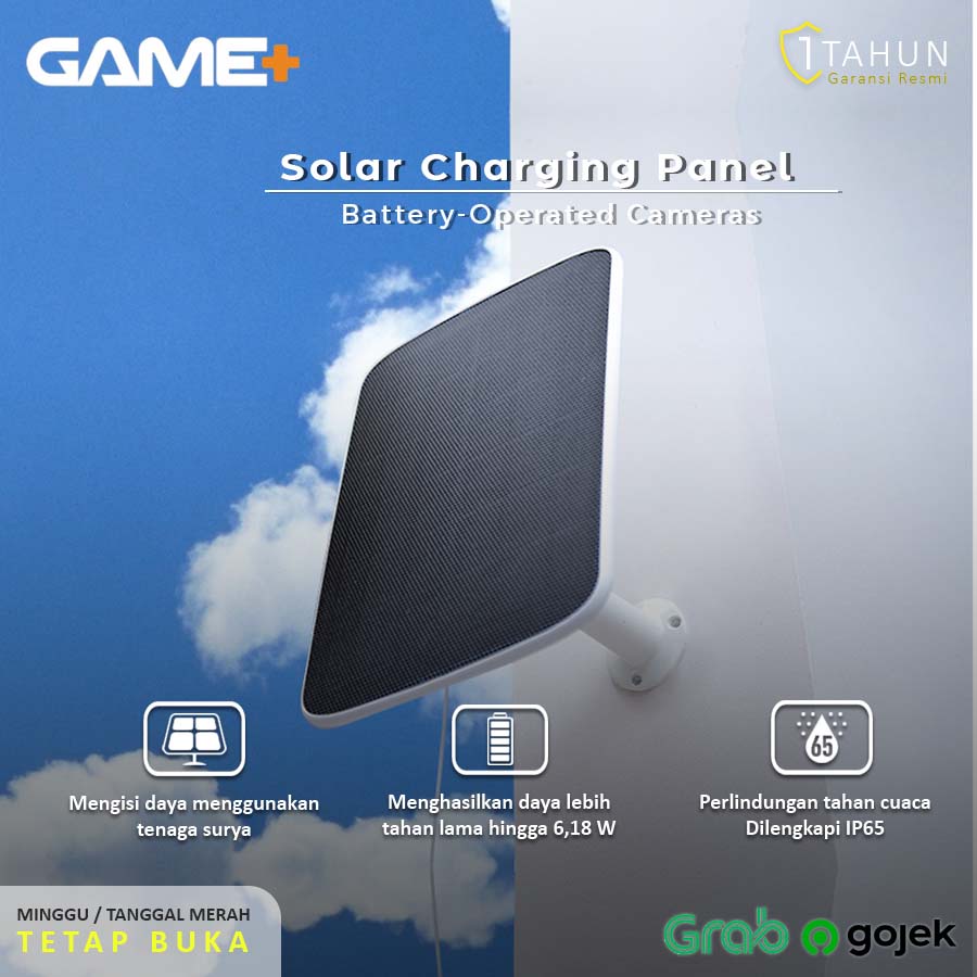 EZVIZ SOLAR PANEL C Solar Charging Panel Designed for EZVIZ Batterycam