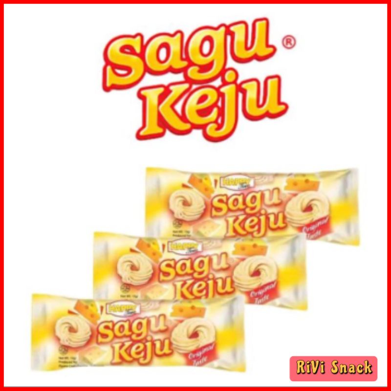 BIJIAN Happy Time Sagu Keju / Kukis Sagu Keju 10gr SATUAN