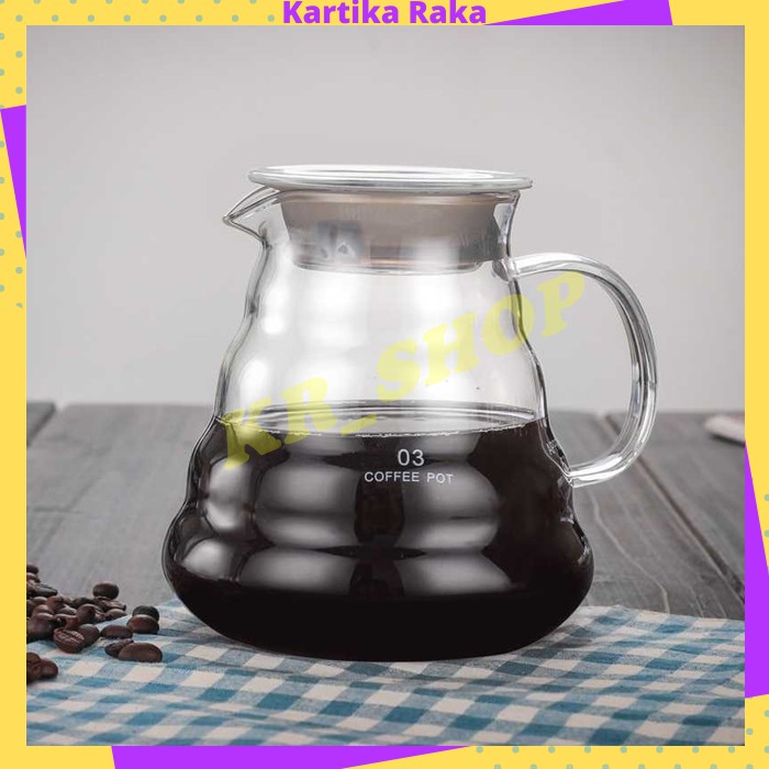 KR OneTwoCups Coffee Maker Pot V60 Drip Kettle Teko Kopi Barista