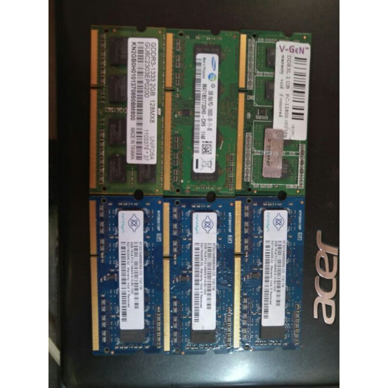 Ram Sodimm/Laptop/NoteBook 2GB DDR3