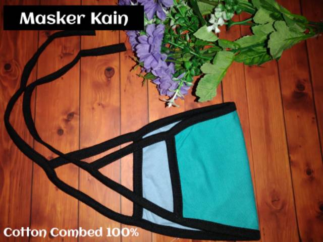 MASKER KAIN COTTON COMBED 30S EARLOOP &amp; HEADLOOP&amp;MASKER KATUN