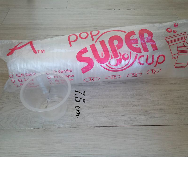 Gelas plastik 10oz/12oz/14oz/16oz/gelas plastik pop ice/gelas plastik