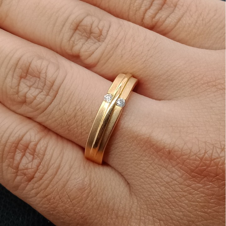 Cincin Emas 17 K - 4.95 Gr Kadar 750 - 2961