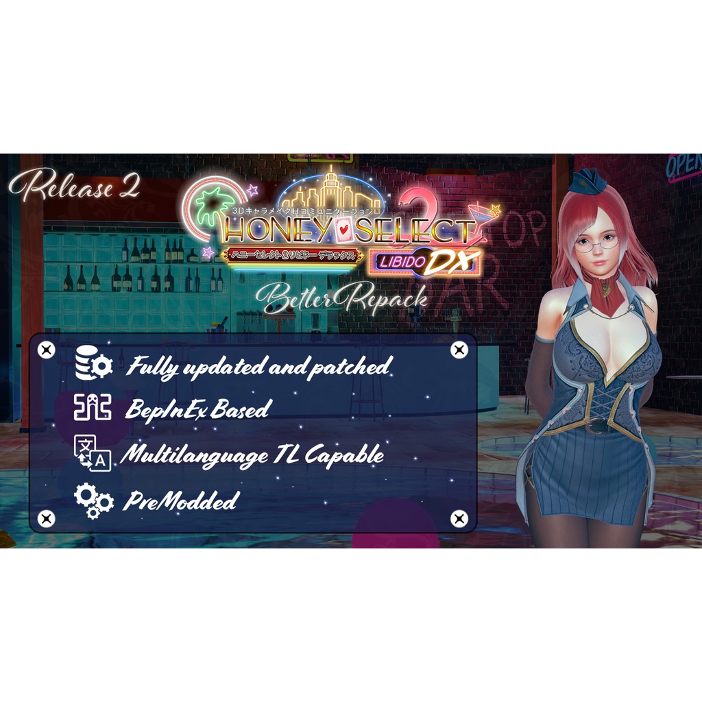 HoneySelect 2 DX R2 PLUS Sideloader Modpack Studio file size 85GB PC GAMES