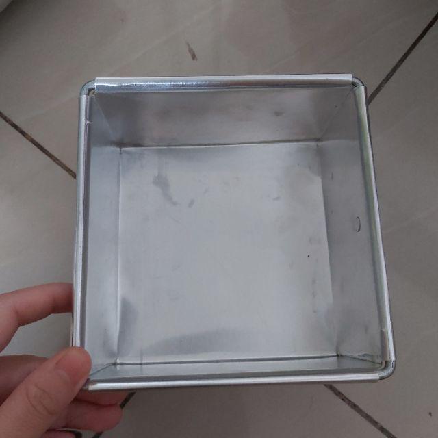 Loyang Aluminium Kotak 12x12x7 Tebal 04
