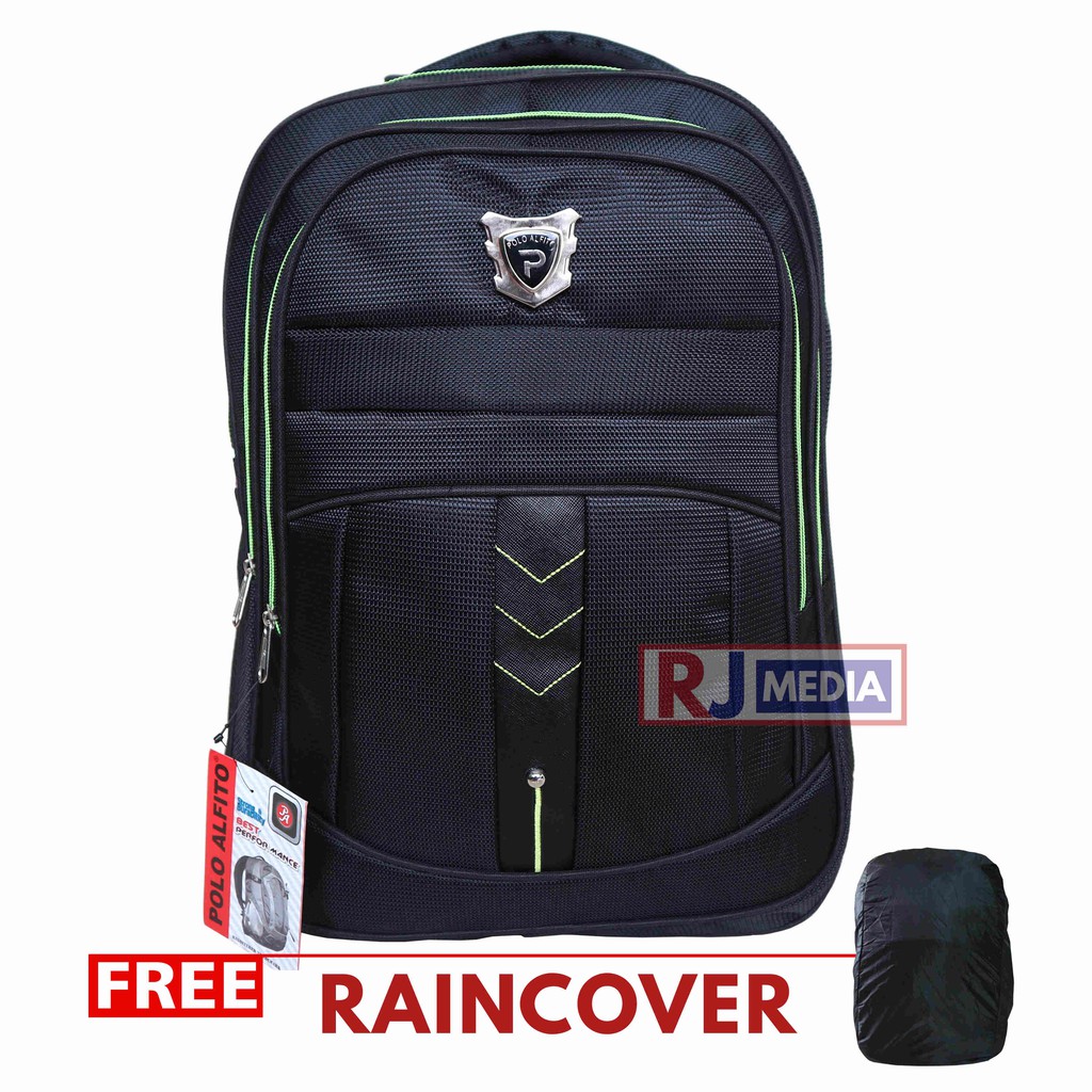 Tas Ransel Sekolah Laptop In Warna Pria Wanita Tas Ransel Pria Tas Punggung Keren Stylish Trendy  Backpack Polo Alfito Original Sekolah Kerja Kuliah Murah Bagus