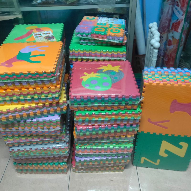 Mainan Anak - Puzzle Motif Buah-buahan/Edukasi/Belajar Anak 30x30