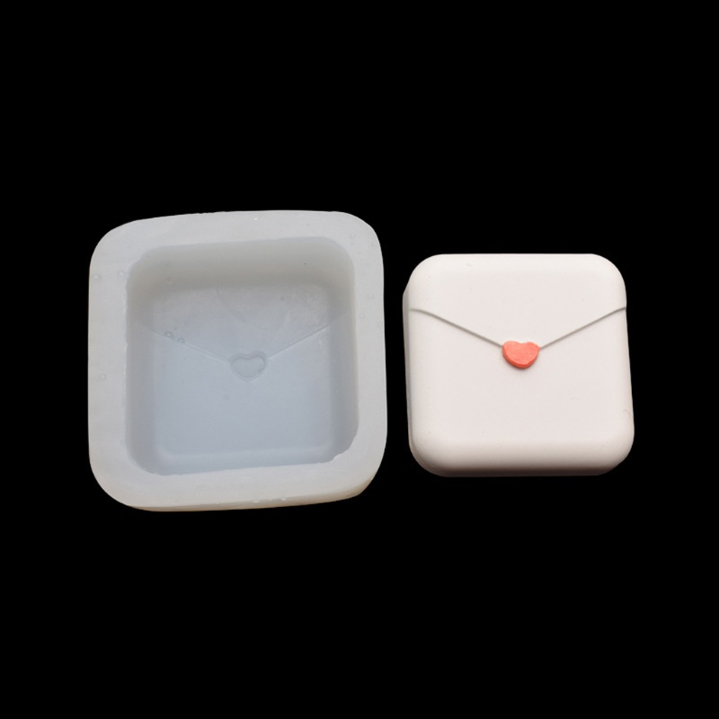 SIY  3Pcs Handmade Cartoon Rabbit Heart Silicone Resin Molds Love Letter Epoxy Resin Casting Mold Kit Art Crafts Tools