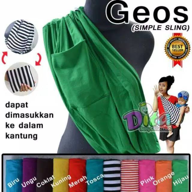 GEOS POLOS DITA PAKAI KANTUNG Geos Polos premium Gendongan Polos murah geos Kaos