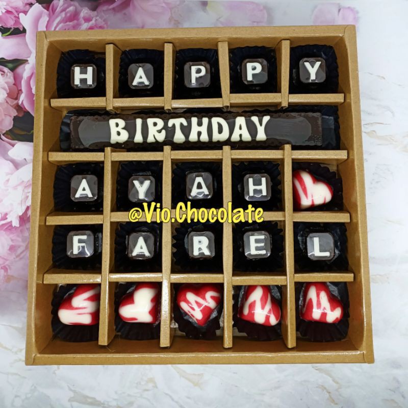 

Vio.Chocolate, Coklat Birthday, Coklat Valentine, Coklat Happy Valentine, Coklat Custom