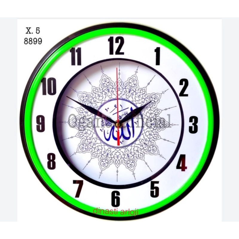 jam dinding merk ogana kaligrafi type 8899