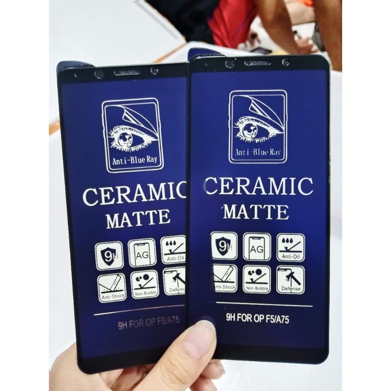 Tempered Glass Matte Ceramic