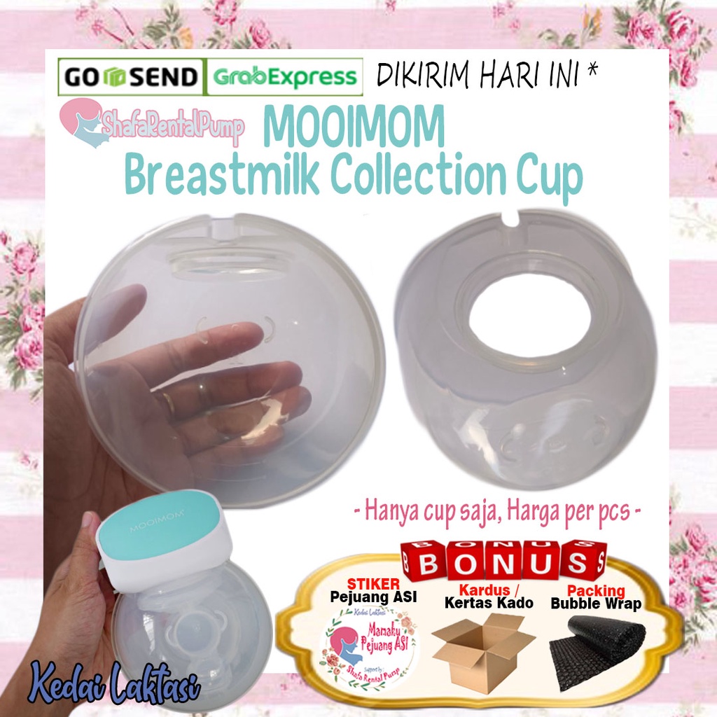 MOOIMOM Breast Milk Collection Cup / Cup Mooimom / Sparepart Mooimom Handsfree