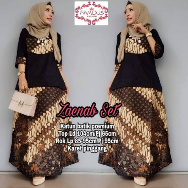 Gamis Zaenab set by Famous Coll