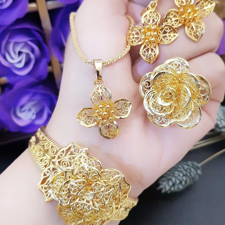 Xuping set perhiasan lapis emas 24k 2905i