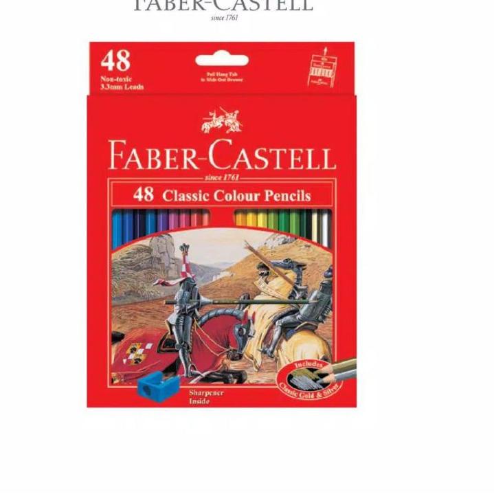 

[PRODUK M7AKT] pensil warna classic colour 48 faber castell 7DN
