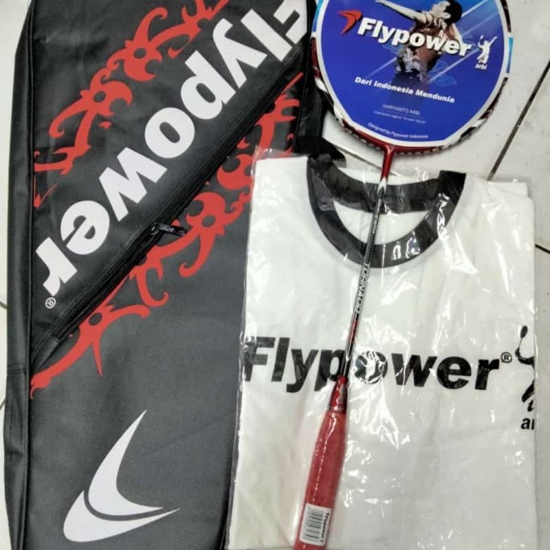 Raket Flypower Tornado 800 / 900 Ori / Raket Badminton Flypower T800 / T900 / T900N Paket & NonPaket