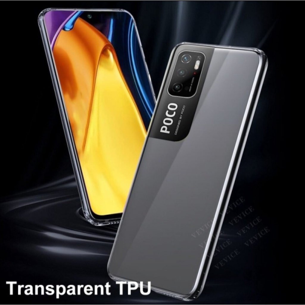 Clear Case XIAOMI REDMI NOTE 10 5G POCO M3 PRO 5G Case Cover Casing Bening Transparan