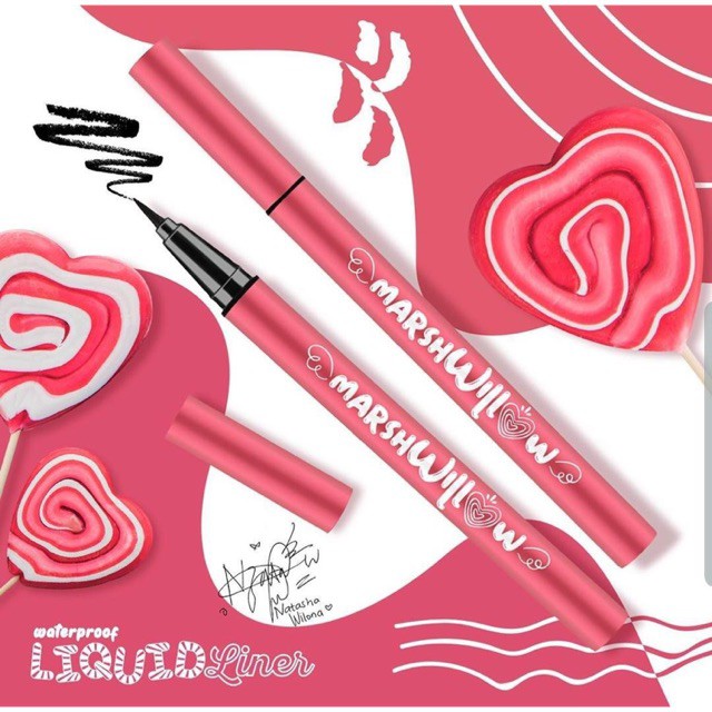 Marshwillow Black Forest Liquid Eyeliner by Natasha wilona