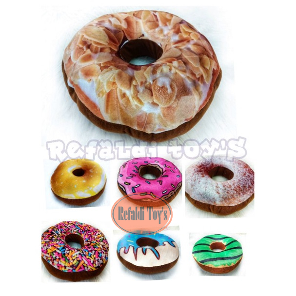 BANTAL DONAT KESEHATAN MOTIF PRINTING MENYERUPAI ASLINYA