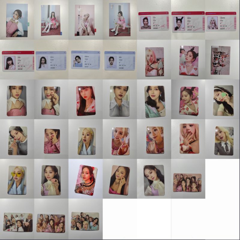 OFFICIAL PHOTOCARD PC ID SCRATCH CARD INDEX PAPER TWICE FORMULA OF LOVE MINA DAHYUN CHAEYOUNG TZUYU 