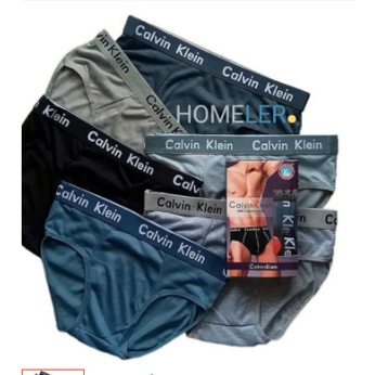 S11Xஎ CELANA DALAM PRIA (1 BOX ISI 3 PCS) / CELANA DALAM CALVIN CLEIN / CD SEMPAK PRIA RediStok