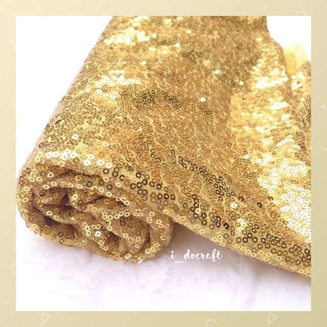 Kain Sequin Glitter Untuk Background Foto Gold Shopee Indonesia