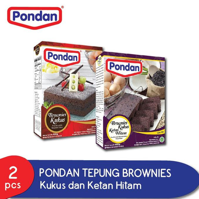 

TERMURAH Pondan Brownies Kukus 400g & Brownies Ketan Hitam 400g Kode 986