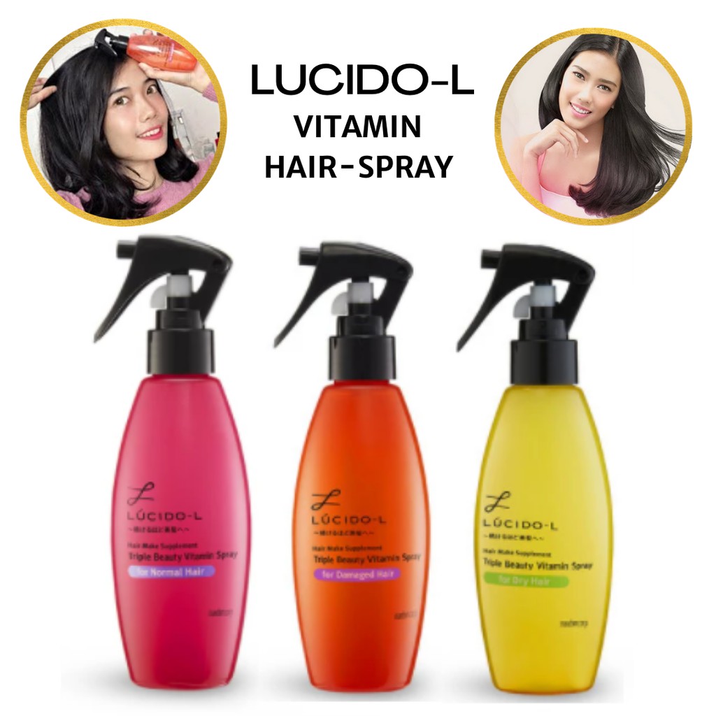 Jual LUCIDO-L Hair Supplement Triple Beauty Vitamin Spray 200gr ...