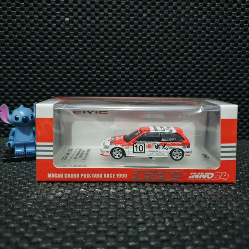 Inno64 Inno 64 Models Honda Civic EF9 #10 idemitsu Macau guia race 1990