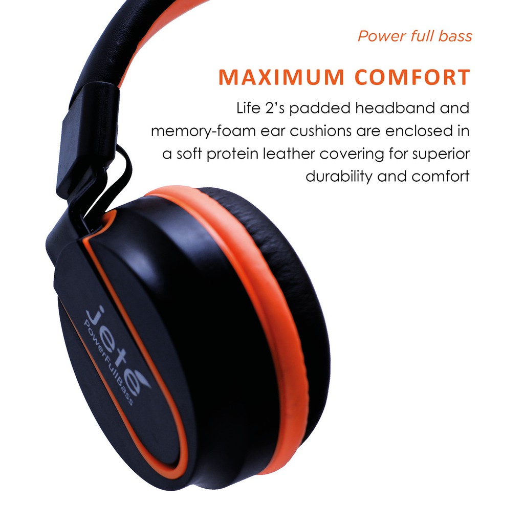 Headset Headphone JETE Powerfullbass - Garansi 2 Tahun