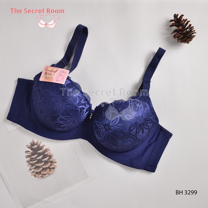 TALLY BRA BH JUMBO 3299 I ADA KAWAT I BUSA TIPIS I CUP D I SIZE 38-44